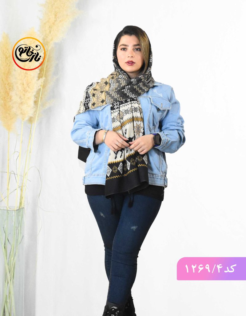 شال موهر گندم نسکافه ای