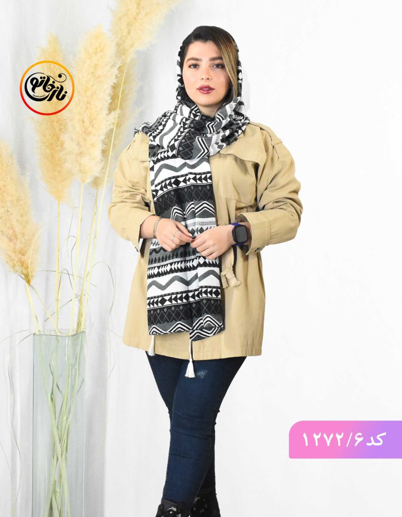 شال پاییزه طنین سفید