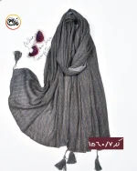 شال طرحدارپلیسه برشکا کد 1560 - Image 7