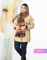 شال پاییزه طنین نارنجی