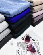 شال بافت ساده کد 1524 - Image 11