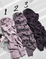 شال بافت ساده کد 1524 - Image 3