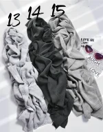 شال بافت ساده کد 1524 - Image 7