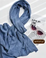 شال بافت ساده کد 1524 - Image 8