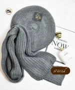 شال و کلاه بافت فرانسوی