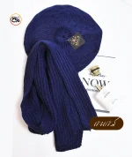 شال و کلاه بافت فرانسوی کد 1741 - Image 7