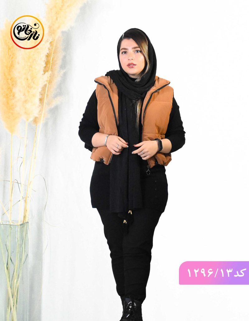 شال پلیسه پاییزه چکاوک مشکی