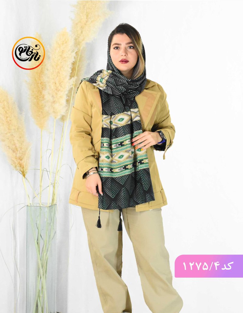 شال موهر گیسو سبز