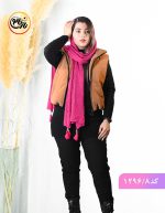 شال پلیسه پاییزه چکاوک سرخابی