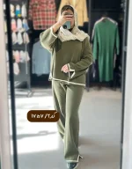 ست بلوز و شلوار بافت  کد 1757 - Image 2