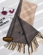 شال کشمیر ساده وارداتی