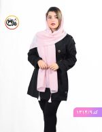 شال مداد رنگی نخی صورتی