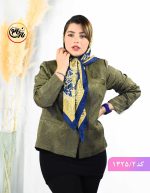 روسری ابریشم شهرزاد سورمه ای