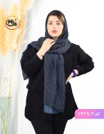 شال پلیسه نهال مشکی