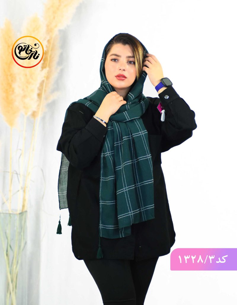 شال پفکی اریان سبز