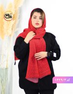شال پلیسه نهال قرمز