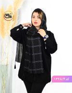 9 مدل شال پفکی جدید مشکی