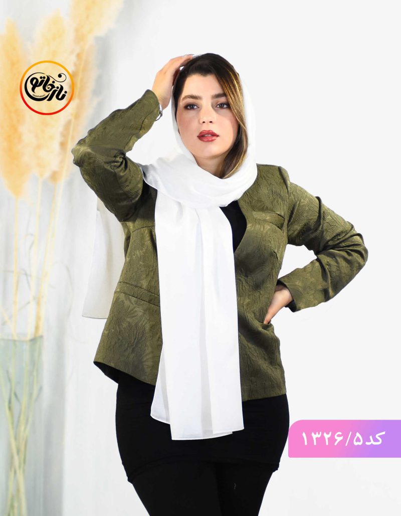 شال مجلسی ترک لاوین سفید