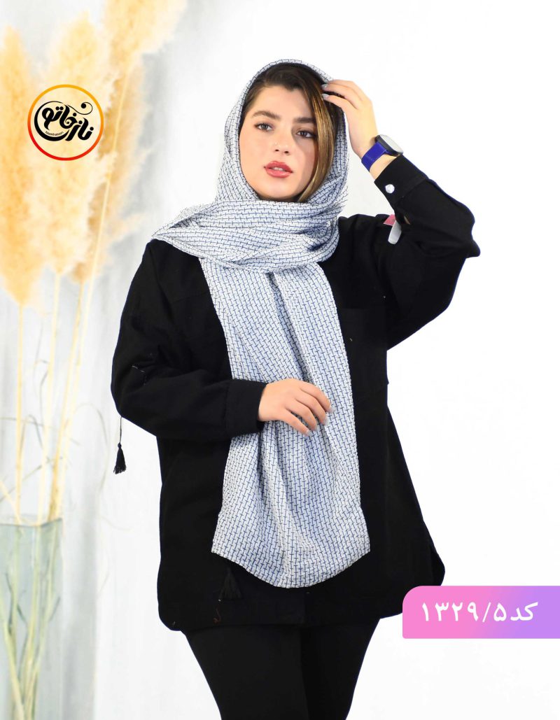 شال پلیسه نهال سبز
