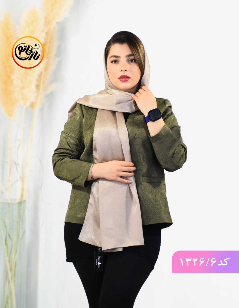 شال مجلسی ترک لاوین نسکافه ای