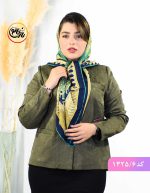 روسری ابریشم شهرزاد سبزابی