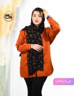 شال پلیسه گل گلی اجری