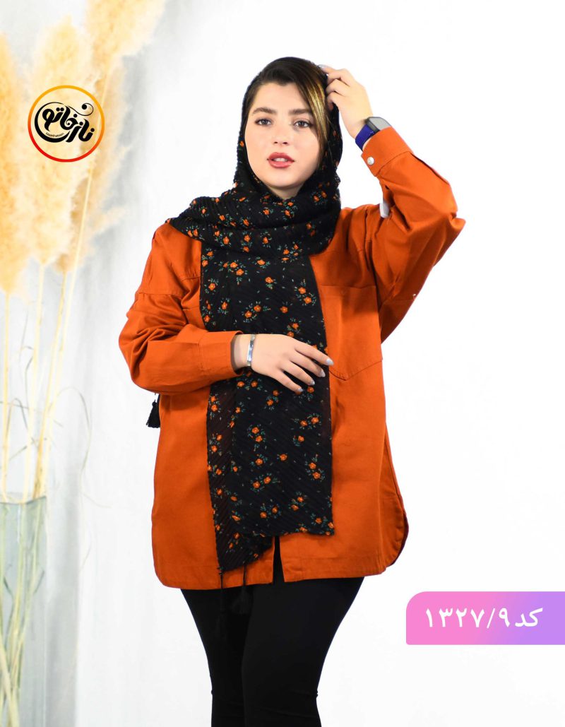 شال پلیسه گل گلی اجری