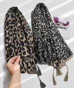 شال پلنگی برشکا کد 1745