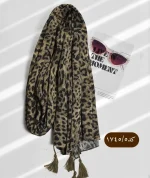 شال پلنگی برشکا کد 1745 - Image 4