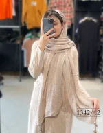 شال رنگ پاستیلی کد 1342