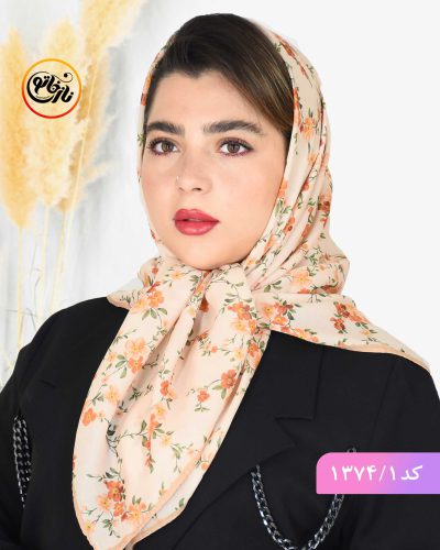 روسری قواره کوچک مجلسی حریر نخ