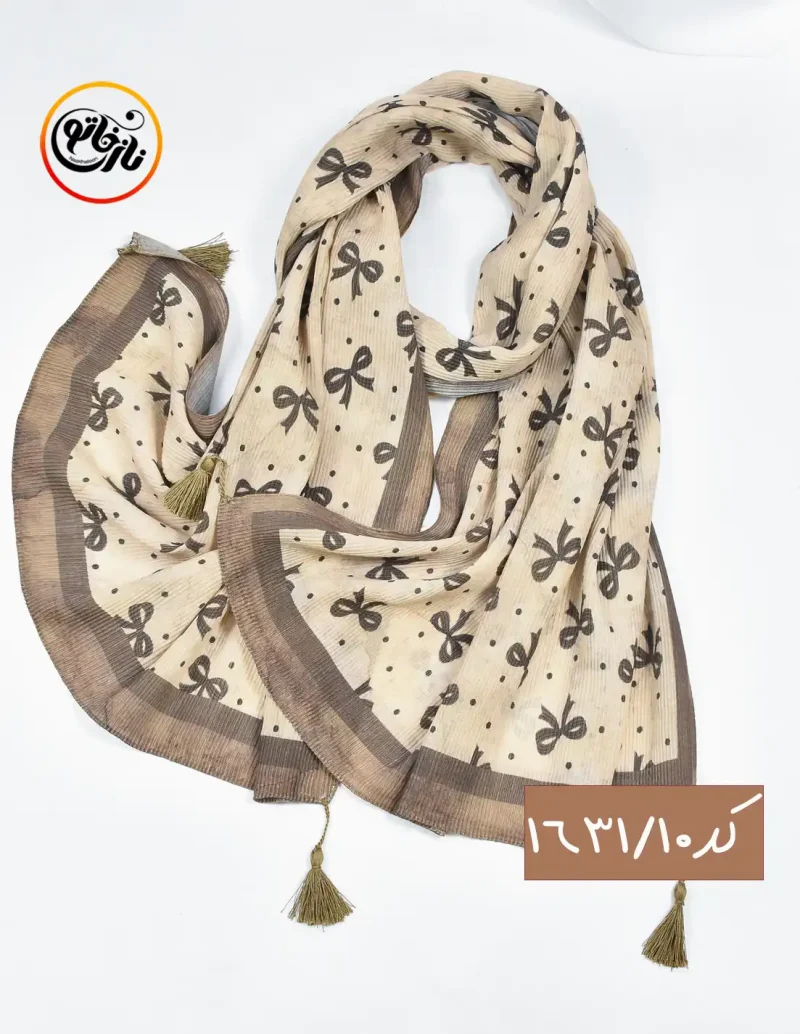 شال پاپیونی پلیسه کد 1631 - Image 11