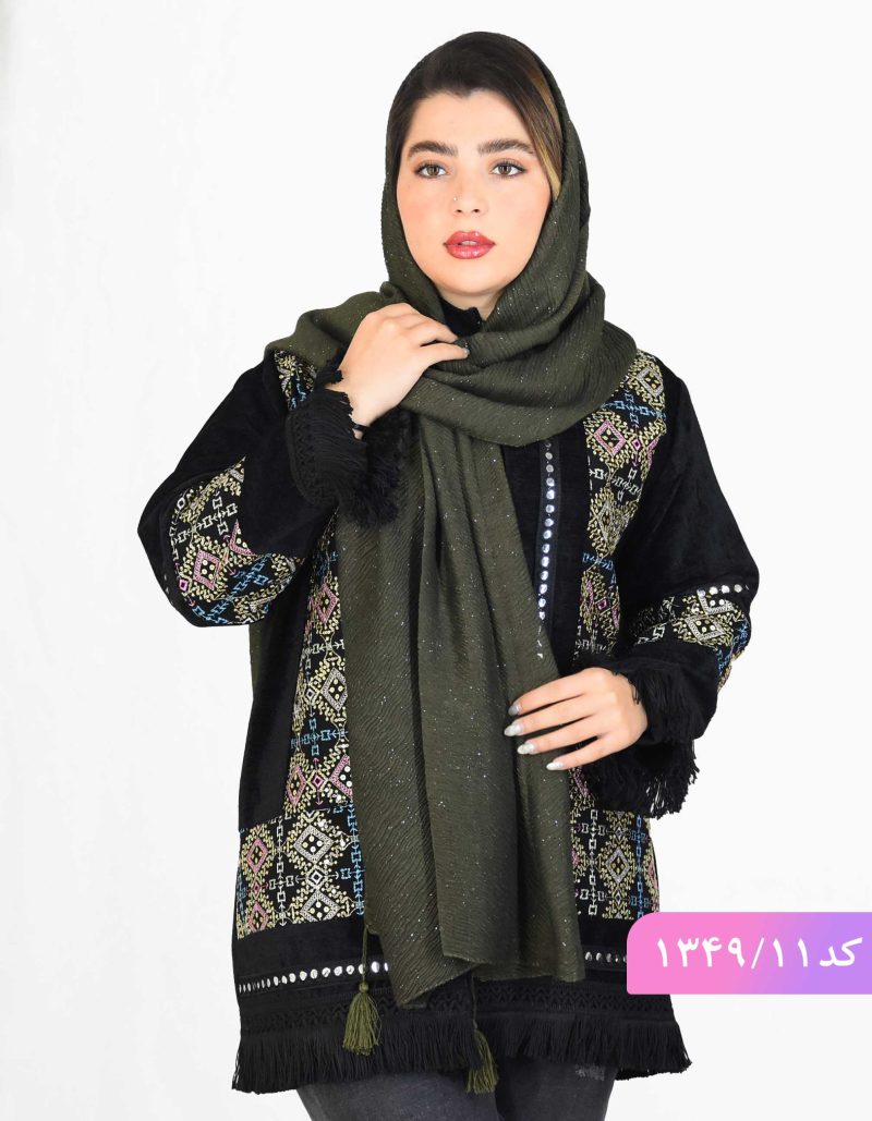 شال پلیسه شاین کد 1349 - Image 16