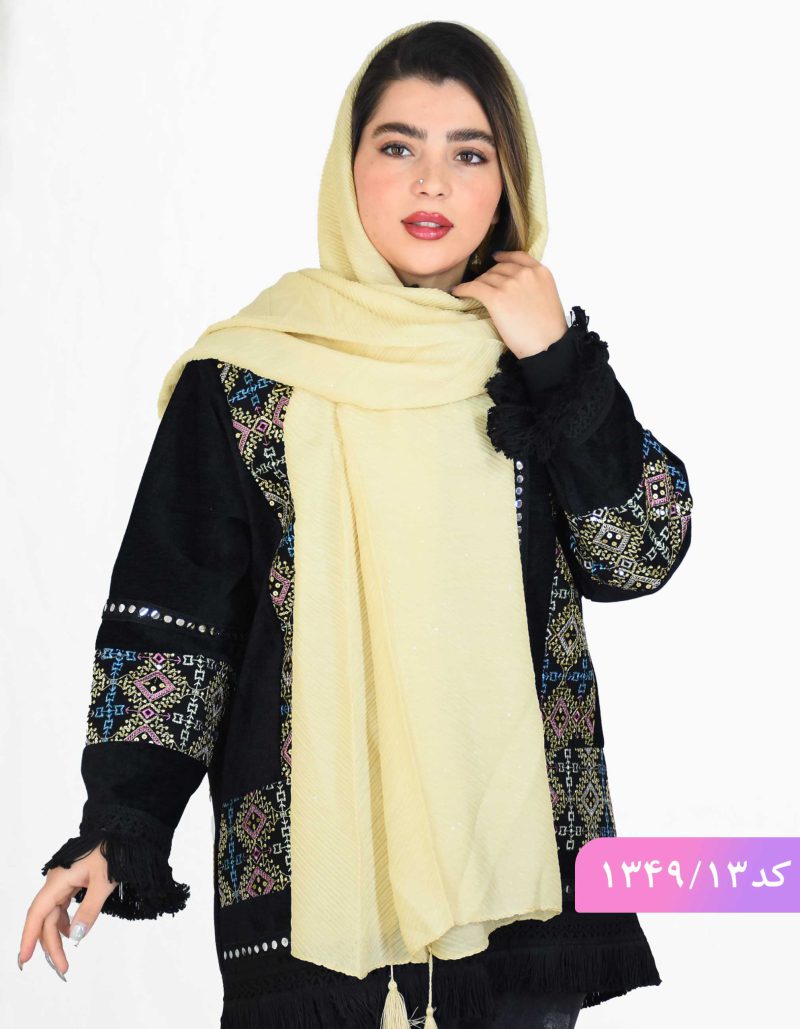 شال پلیسه شاین کد 1349 - Image 14