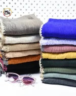 تبدیل شال پلیسه به شال ساده
