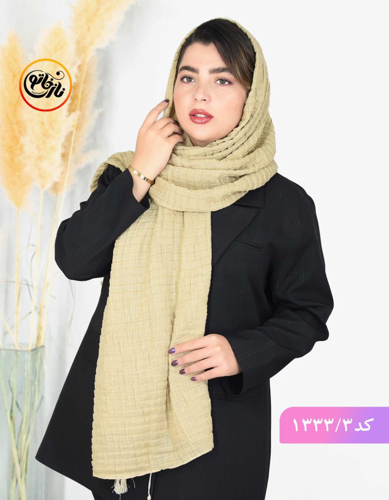 شال پلیسه عریض