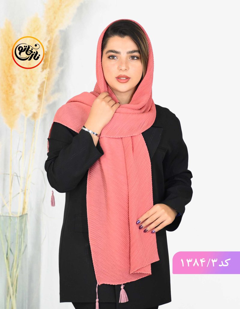 شال پلیسه ریز ساده