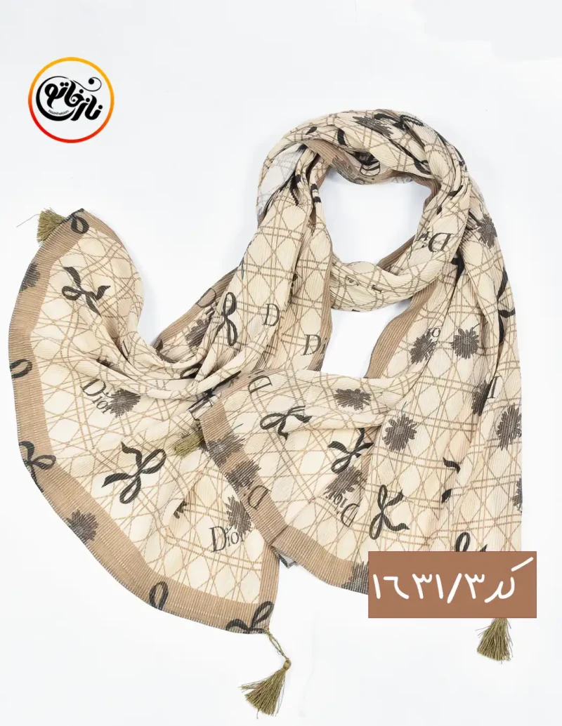 شال پاپیونی پلیسه کد 1631 - Image 4