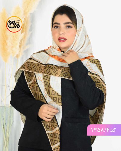 روسری قواره بزرگ حریر نخ
