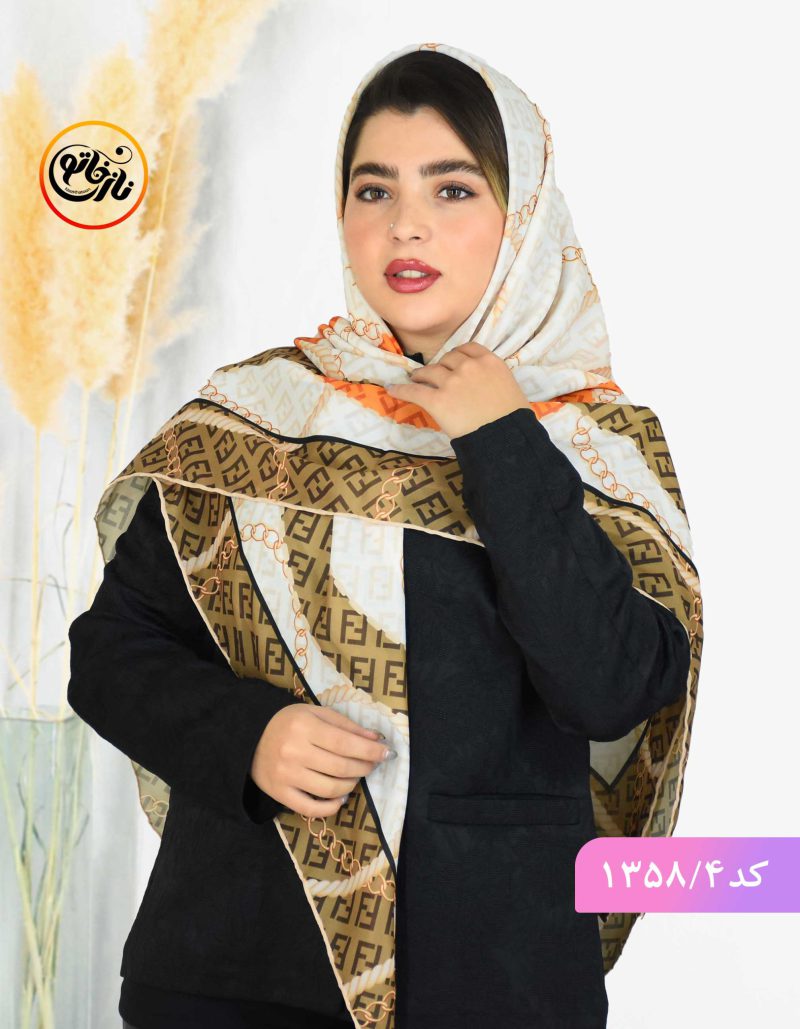 روسری قواره بزرگ حریر نخ