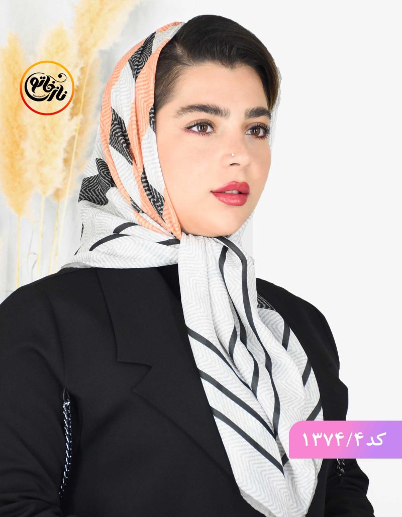 روسری قواره کوچک مجلسی حریر نخ