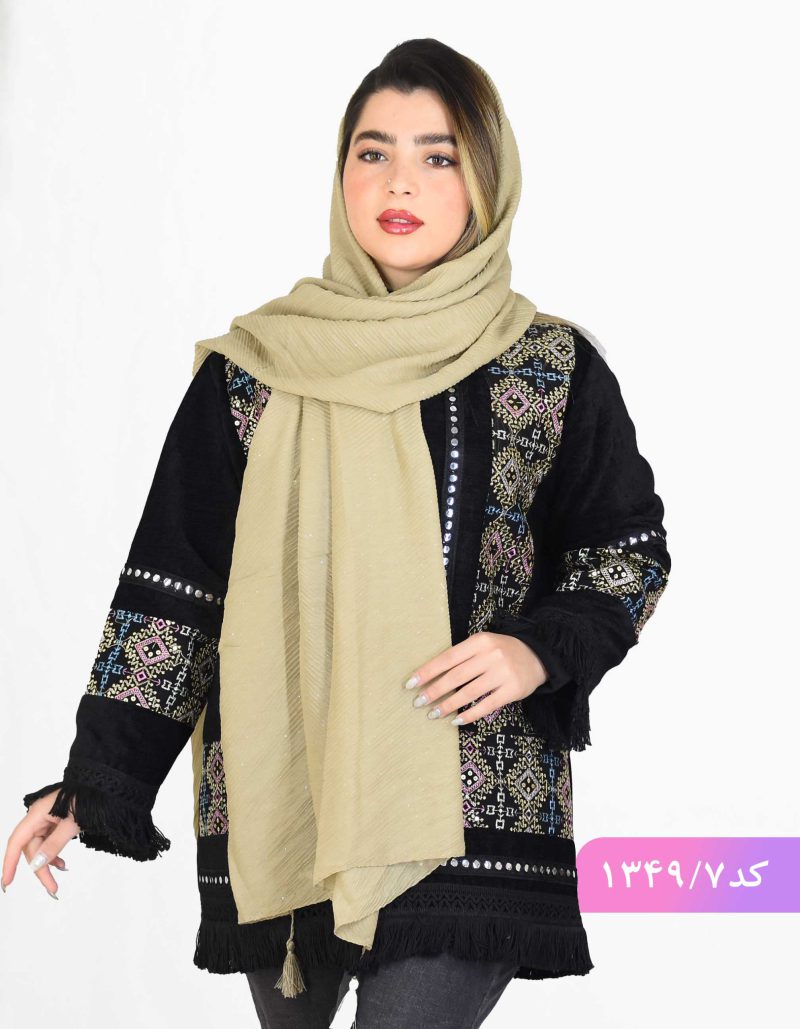 شال پلیسه شاین کد 1349 - Image 8