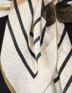 روسری قواره کوچک مجلسی حریر نخ