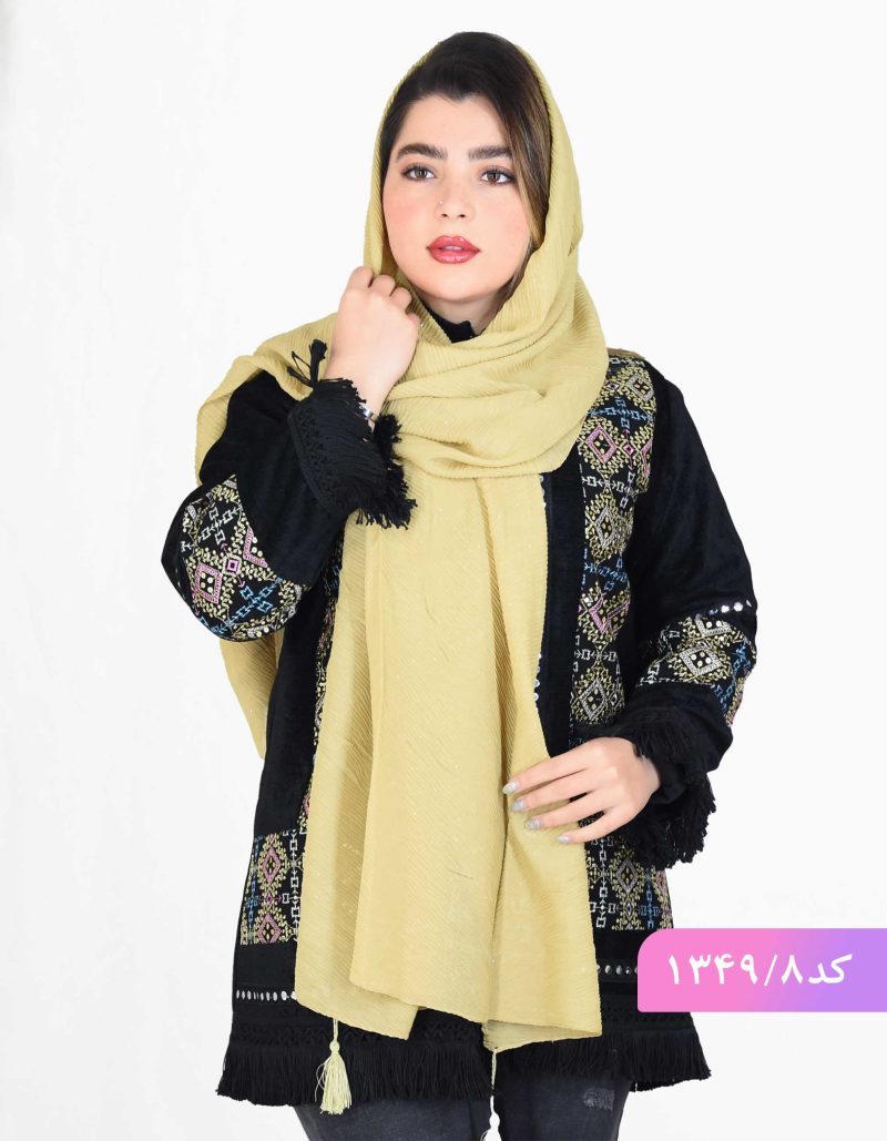 شال پلیسه شاین کد 1349 - Image 9