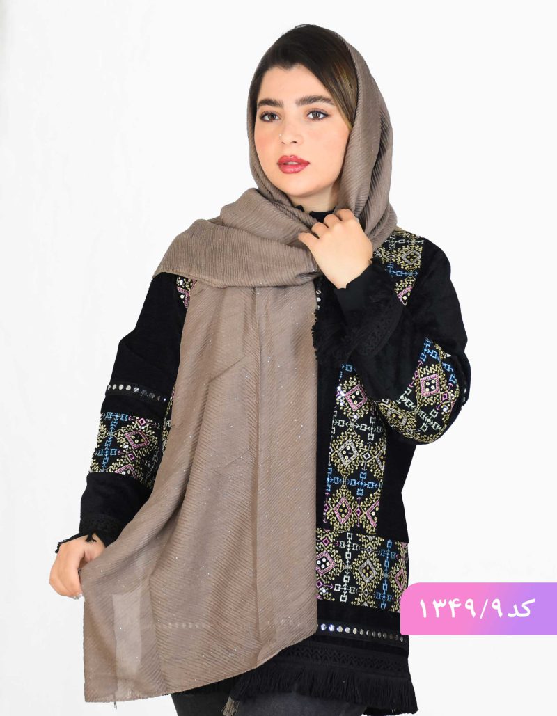 شال پلیسه شاین کد 1349 - Image 18