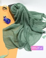 شال نخی پلیسه ریز کد 1440 - Image 7
