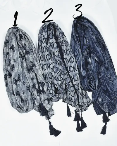 شال برشکا سرمه ای