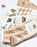 جوراب دخترانه خرسی