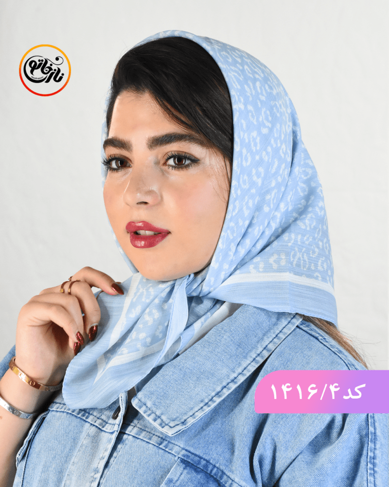 مینی اسکارف ابی کد 1416 - Image 4