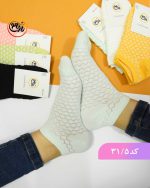 جوراب نخی زنانه زنبوری کد 31 - Image 5